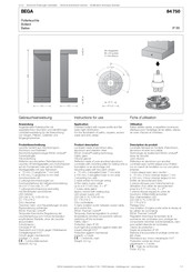 Bega 84 750 Fiche D'utilisation