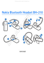 Nokia BH-210 Mode D'emploi