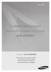 Samsung MX-H835 Guide D'utilisation
