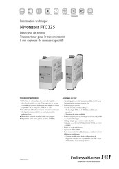 Endress+Hauser Nivotester FTC325 Information Technique
