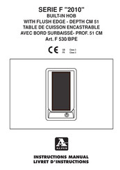 Alpes Inox F 530/BPE Livret D'instructions