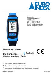 Euro-index CAPBs Device Notice Technique