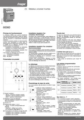 Hager 60060 Guide Rapide