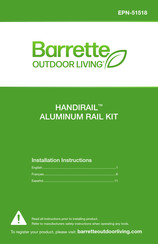 Barrette HANDIRAIL EPN-51518 Instructions D'installation