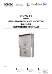 GiBiDi GSMP3G-1-2 Instructions De Montage