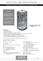 Gelco Design MALIBU 2 705929 Instructions De Montage Et Notice De Maintenance