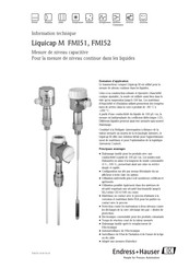 Endress+Hauser Liquicap M FMI52 Information Technique