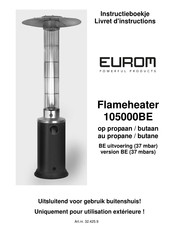 EUROM Flameheater 105000BE Livret D'instructions