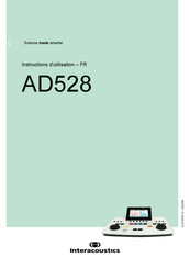 Interacoustics AD528 Instructions D'utilisation