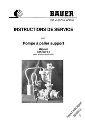 Bauer Magnum SM 3500 L4 Instructions De Service