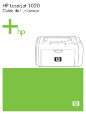 HP LaserJet 1020 Guide De L'utilisateur