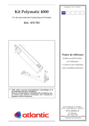 Atlantic Kit Polymatic 4000 Notice De Référence