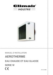 ClimAir AEROTHERME W Serie Manuel D'installation