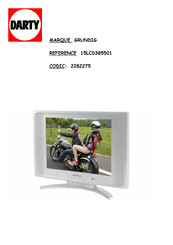 Grundig XEPHIA 15 LCD 38-5501 TOP Mode D'emploi