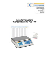 Pce Instruments PCE-TB1,5C Manuel D'instructions