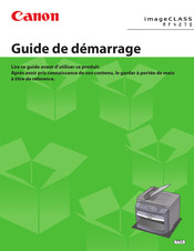Canon imageClass MF4270 Guide De Démarrage