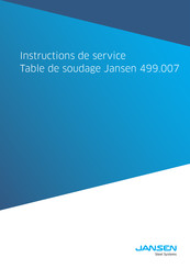 Jansen 499.007 Instructions De Service