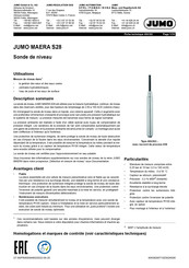 JUMO MAERA S28 Mode D'emploi