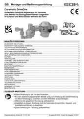 GOK Caramatic DriveOne Notice De Montage Et De Service