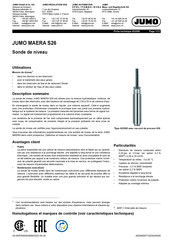 JUMO MAERA S26 Guide Rapide