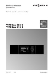 Viessmann VITOCAL 242-G BWT-M 221.A Notice D'utilisation Pour L'utilisateur
