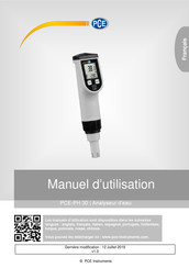 PCE Instruments PCE-PH 30 Manuel D'utilisation