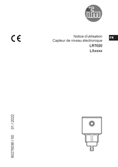 IFM LR7020 Notice D'utilisation