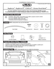 AVS Bugflector II Instructions D'installation
