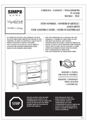 Simpli Home 3AXCCARTVS Guide D'assemblage