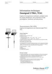 Endress+Hauser Omnigrad S TC61 Information Technique