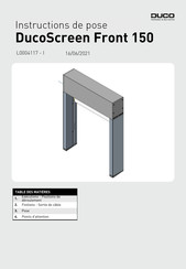 Duco DucoScreen Front 150 Instructions De Pose