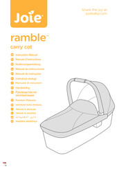 Jole ramble carry cot Manuel D'instructions