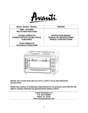 Avanti MKB42B Manuel D'instructions