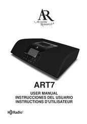 Acoustic Research ART7 Instructions D'utilisateur