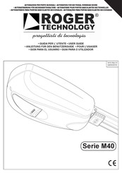 Roger Technology M40 Série Instructions Pour L'usager