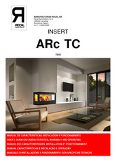 Rocal ARc 73 TC Manuel Des Caracteristiques, Installation Et Fonctionnement