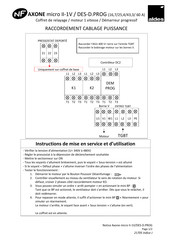 Aldes NF AXONE micro II-1V/DES-D.PROG Instructions De Mise En Service Et D'utilisation