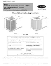 Carrier 50ZHK Manuel D'information Du Propriétaire