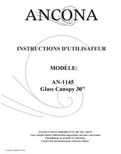 Ancona AN-1145 Instructions D'utilisateur