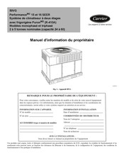 Carrier Performance 15 Manuel D'information Du Propriétaire