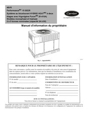 Carrier 48VR Manuel D'information Du Propriétaire