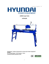 Hyundai power products HCPR1200 Instructions Originales