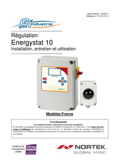 Gaz Industrie Energystat 10 Installation, Entretien Et Utilisation