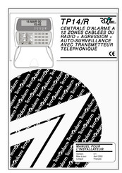 Tecnoalarm TP14/R Manuel Pour L'installateur
