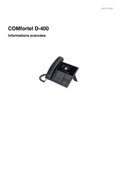 comfortel D-400 Informations Avancées