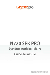 Gigaset N720 SPK PRO Guide De Mesure