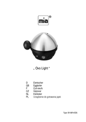 MIA Ovo Light Manuel D'utilisation