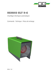 REMKO ELT 9-6 Serie Mode D'emploi