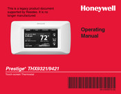 Honeywell Prestige THX9321 Manuel De Fonctionnement