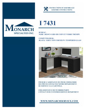 MONARCH INSTRUMENT I 7431 Instructions D'assemblage